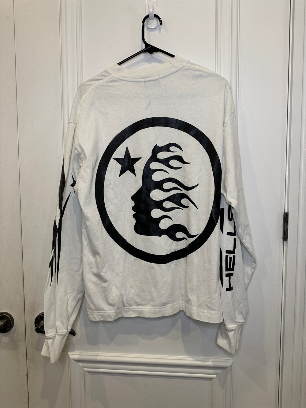 Hellstar White Graphic Crewneck long sleeve tea - Men - Picture 2 of 6